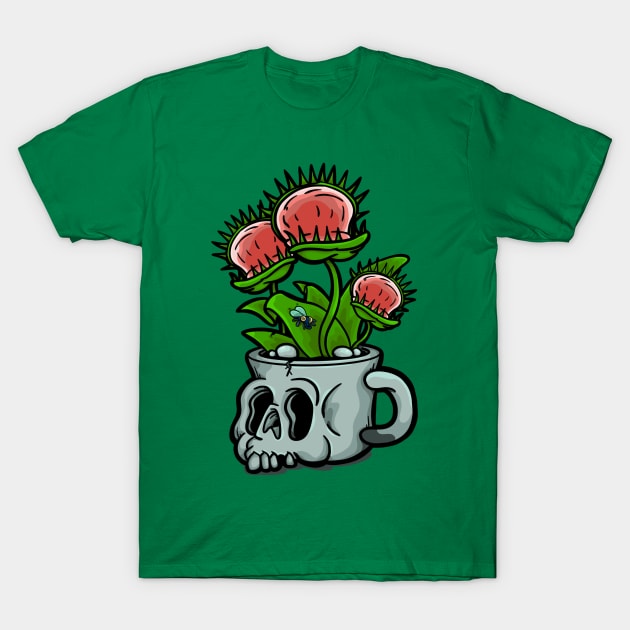 Venus Fly Trap T-Shirt by PrettyGoodPosters